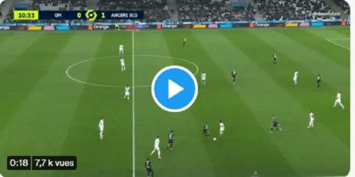 شاهد هدف نبيل بن طالب اليوم ضد مارسيليا في الدوري الفرنسي اول اهداف بن طالب مع انجي 1