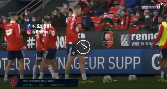 شاهد ملخص كل ما فعله يوسف بلايلي في أول مباراة مع بريست اليوم ضد رين في الدوري الفرنسي