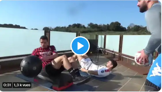 شاهد التدريبات البدنية لاسماعيل بن ناصر