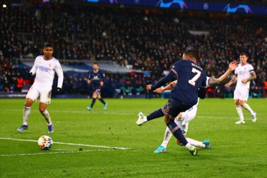 باريس سان جيرمان يحقق فوزا مثيرا على ضيفه ريال مدريد 1
