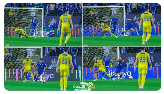 الهلال يحسم ديربي الرياض أمام مضيفه النصر برباعية نظيفة