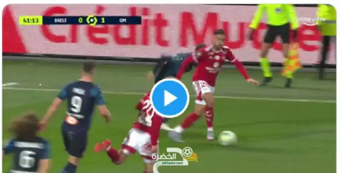 شاهد لقطة مراوغة يوسف بلايلي الرائعة لاعبي اولمبيك مارسيليا بجسر