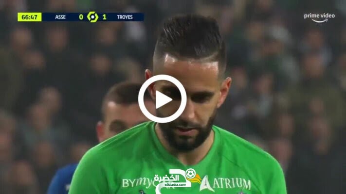 شاهد هدف رياض بودبوز اليوم ضد تروا في الدوري الفرنسي اليوم