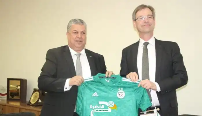 رئيس الفاف يستقبل سفير الإتحاد الأوروبي بالجزائر