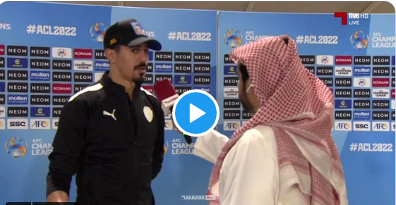 شاهد بالفيديو بغداد بونجاح يحمّل المدرب خافي غارسيا مسؤولية الإقصاء من دوري أبطال آسيا 1