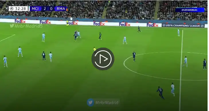 شاهد هدف بن زيمة ضد مانشستر سيتي اليوم