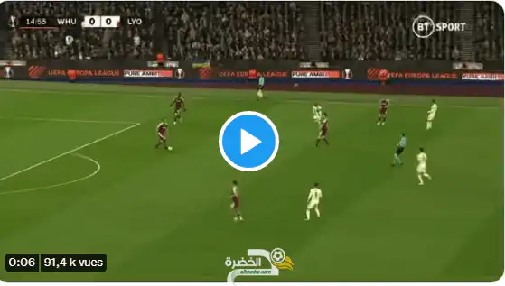 شاهد كونترول سعيد بن رحمة الرائع ضد ليون