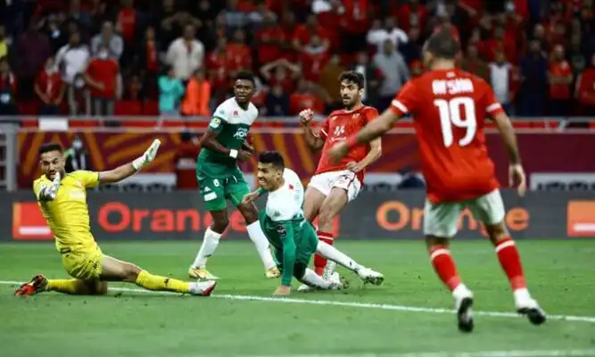 الأهلي يفوز على الرجاء في ذهاب ربع نهائي دوري أبطال إفريقيا