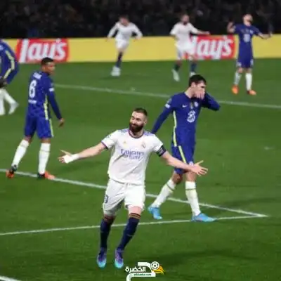 بنزيما يقود ريال مدريد للفوز على تشيلسي بذهاب ربع نهائي دوري أبطال أوروبا