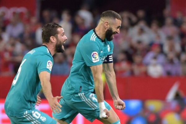 ريال مدريد المتصدر ⁦⁩يفوز على ⁧إشبيلية⁩ ويقترب من التتويج بلقب الليغا ⁩ 12