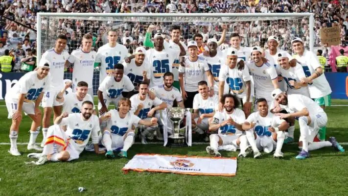 ريال مدريد بطلا للدوري الإسباني للمرة 35 في تاريخه
