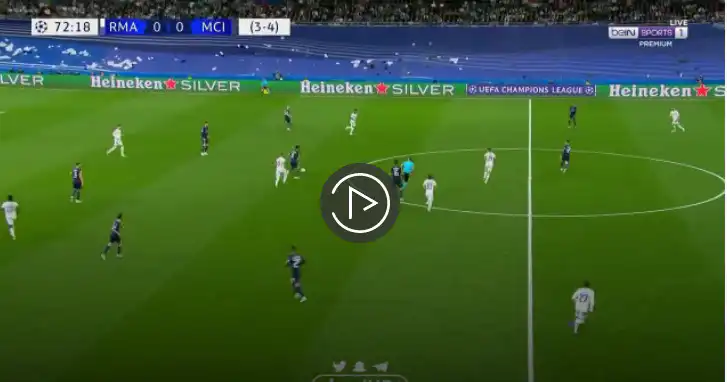 شاهد هدف رياض محرز كاملا ريال مدريد ×  مانشستر سيتي