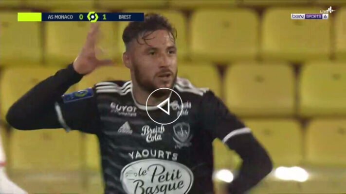 ملخص لمسات يوسف بلايلي كل ماقدمه ضد موناكو اليوم