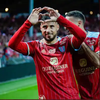 تنقيط يوسف بلايلي أمام نادي أنجيه في الدوري الفرنسي احسن لاعب