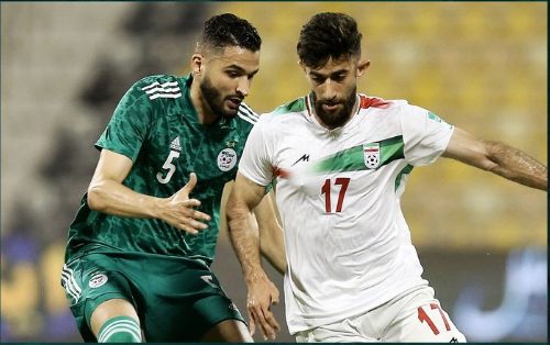 المنتخب الجزائري يفوز على ايران وديا 1