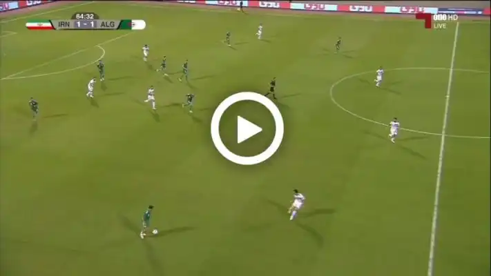 ملخص لمسات آدم وناس ضد إيران adam ounas vs iran