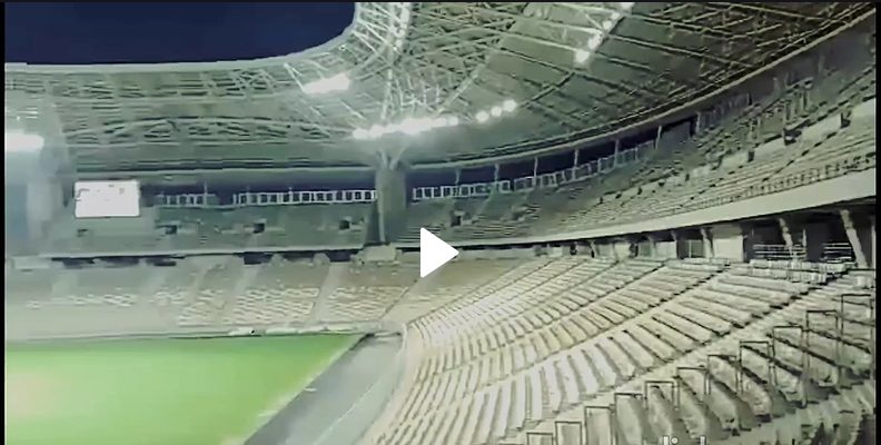 شاهد كيف أصبح ملعب براقي الجديد اليوم مع عزف النشيد الوطني الجزائري 20