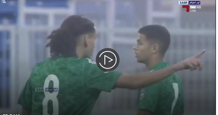 شاهد ملخص مباراة الجزائر وليبيا اليوم 1