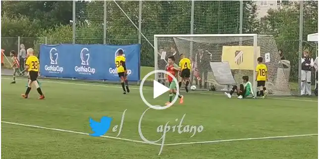 شاهد … لاعب فريق الربيع الجزائري للشباب ” U11″  يبهر العالم بفنياته في كأس العالم للشباب بالسويد