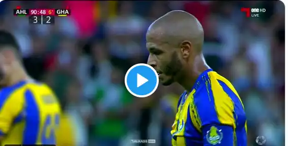 هدف ياسين براهيمي ضد الأهلي yacine Brahimi but vs algharafa