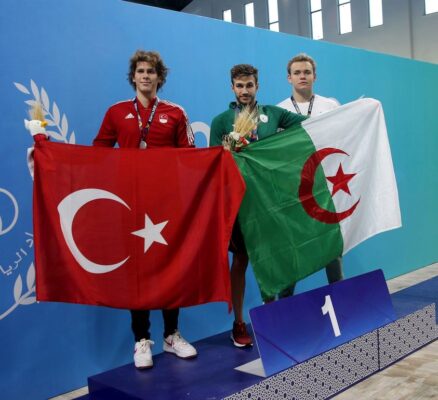 ألعاب التضامن الإسلامي 2022 : السباح جواد صيود يتوج بالميدالية الذهبية 7