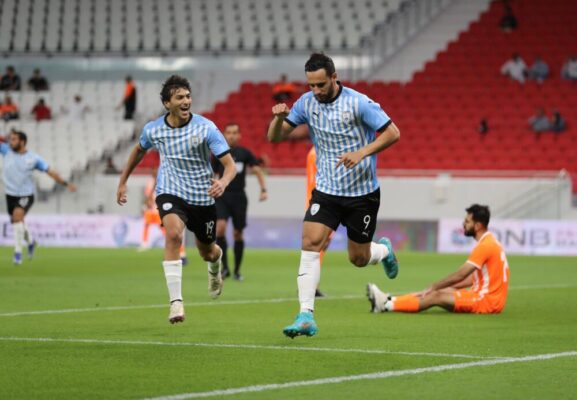 شاهد محمد بن يطو يفتتح عودته للدوري القطري بهدفين عالميين في مرمى أم صلال 1