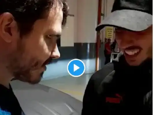 شاهد بن ناصر يقوم بلفتة انسانية اتجاه مشجّع لانتر ميلان “مكفوف”
