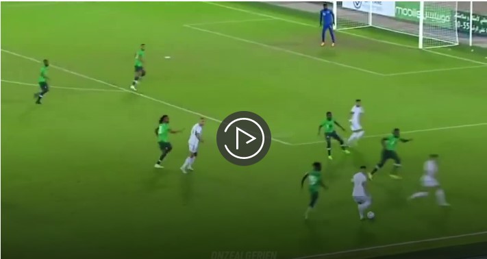 شاهد لمسات إسماعيل بن ناصر ضد نيجيريا bennacer vs Nigeria 9