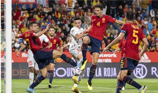 دوري الأمم الأوروبية .. منتخب سويسرا يفوز على إسبانيا 1
