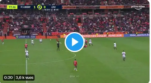 شاهد عمل رائع من أدم وناس في هدف فريقه ليل