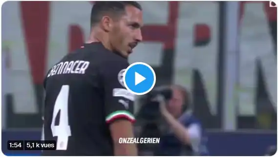 لمسات بن ناصر ضد شلسي Bennacer VS Chelsea
