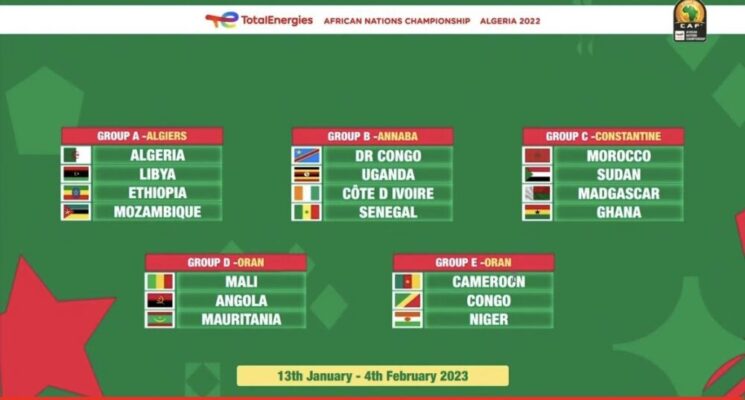 بطولة إفريقيا للاعبين للمحليين 2023:الجزائر في المجموعة الأولى رفقة ليبيا, اثيوبيا والموزمبيق 1