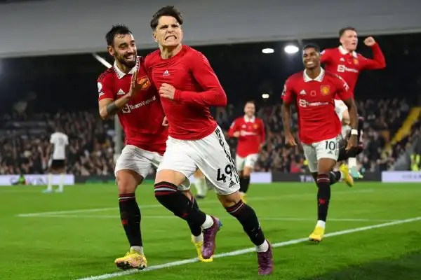 الشاب جارناتشو يهدي مانشستر يونايتد الفوز أمام فولهام بهدف في الدقيقة 93′