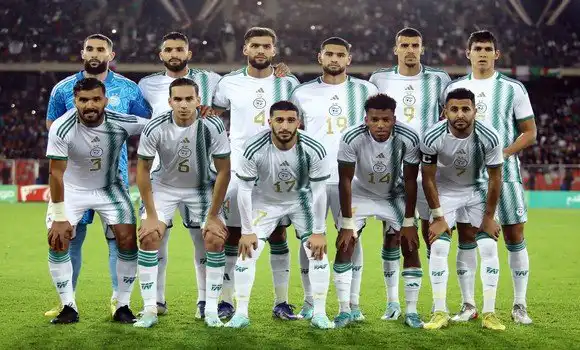 التشكيلة الاساسية للجزائر ضد السويداليوم