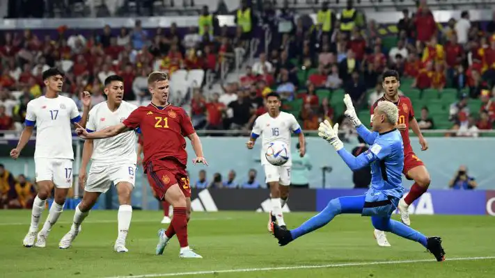 إسبانيا تكتسح كوستاريكا في كأس العالم