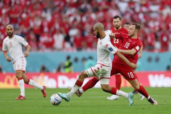المنتخب التونسي يتعادل مع الدنمارك بدون أهداف ضمن كأس العالم 2022 2
