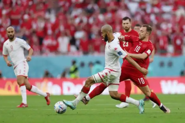 المنتخب التونسي يتعادل مع الدنمارك بدون أهداف ضمن كأس العالم 2022