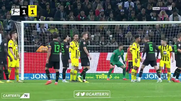شاهد هدف رامي بن سبعيني العالمي ضد بروسيا دورتموند اليوم