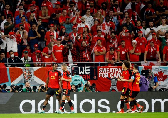 بلجيكا تفوز على كندا في مستهل مشوارها في كأس العالم قطر 2022 16