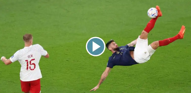 شاهد فيديو الهدف العالمي لأوليفييه جيرو الغير محتسب أما بولندا