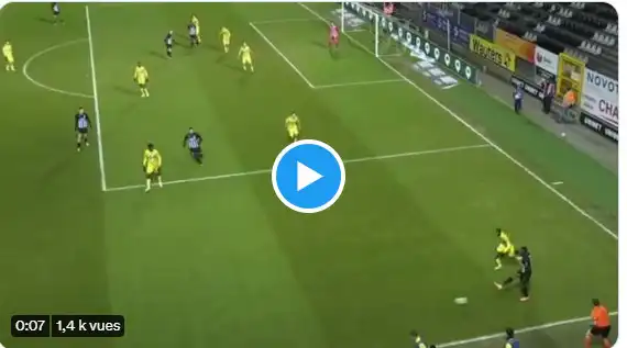 شاهد هدف آدم زرقان اليوم في الدوري البلجيكي الممتاز