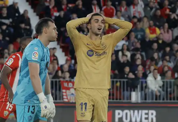 برشلونة يتلقى هزيمته الثانية في الدوري الاسباني امام ألميريا