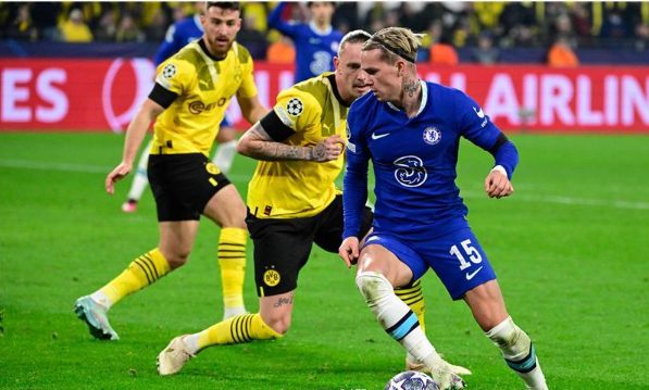 بوروسيا دورتموند يفوز على ضيفه تشلسي في ذهاب ثمن نهائي دوري الأبطال