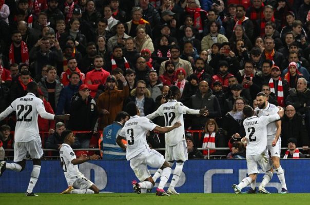 ريال مدريد يحسم موقعة آنفيلد أمام ليفربول في ربع نهائي دوري أبطال أوروبا