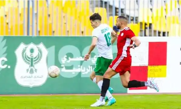 بمشاركة دغموم .. المصري يفوز على طلائع الجيش بالدوري المصري