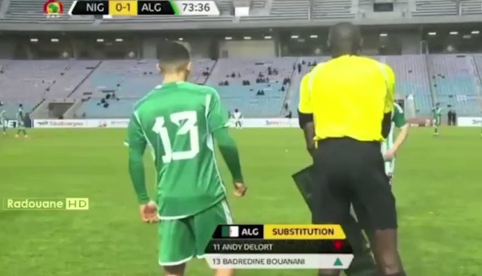 شاهد كل مافعله الجزائري بوعناني ضد النيجر Bouanani vs Niger 8