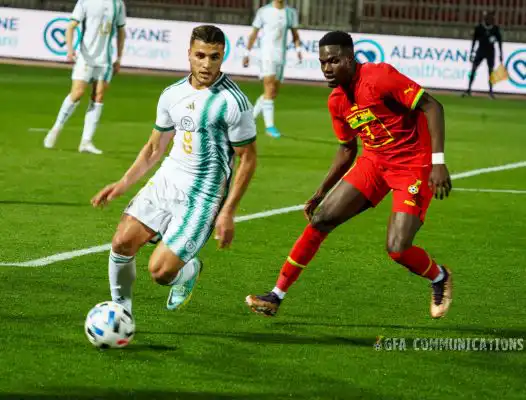 المنتخب الوطني الاولمبي يتعادل ضد غانا في ذهاب تصفيات كأس إفريقيا