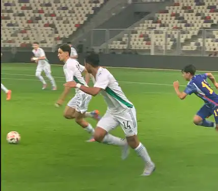 المنتخب الجزائري لأقل من 17 سنة يتعادل مع اليابان وديا