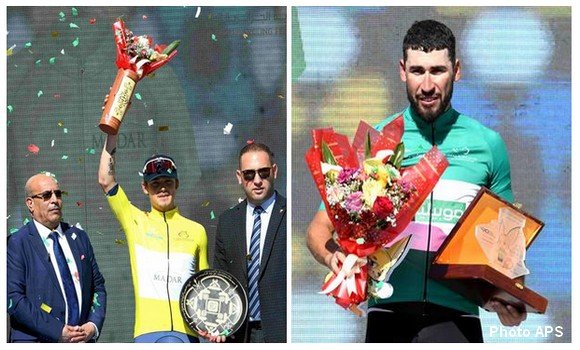 الدراج الفرنسي بول هينكين يتوج بطواف الجزائر الدولي للدراجات 2023