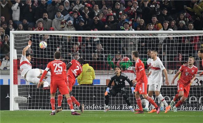 بايرن ميونخ يفوز على شتوتجارت بالدوري الألماني